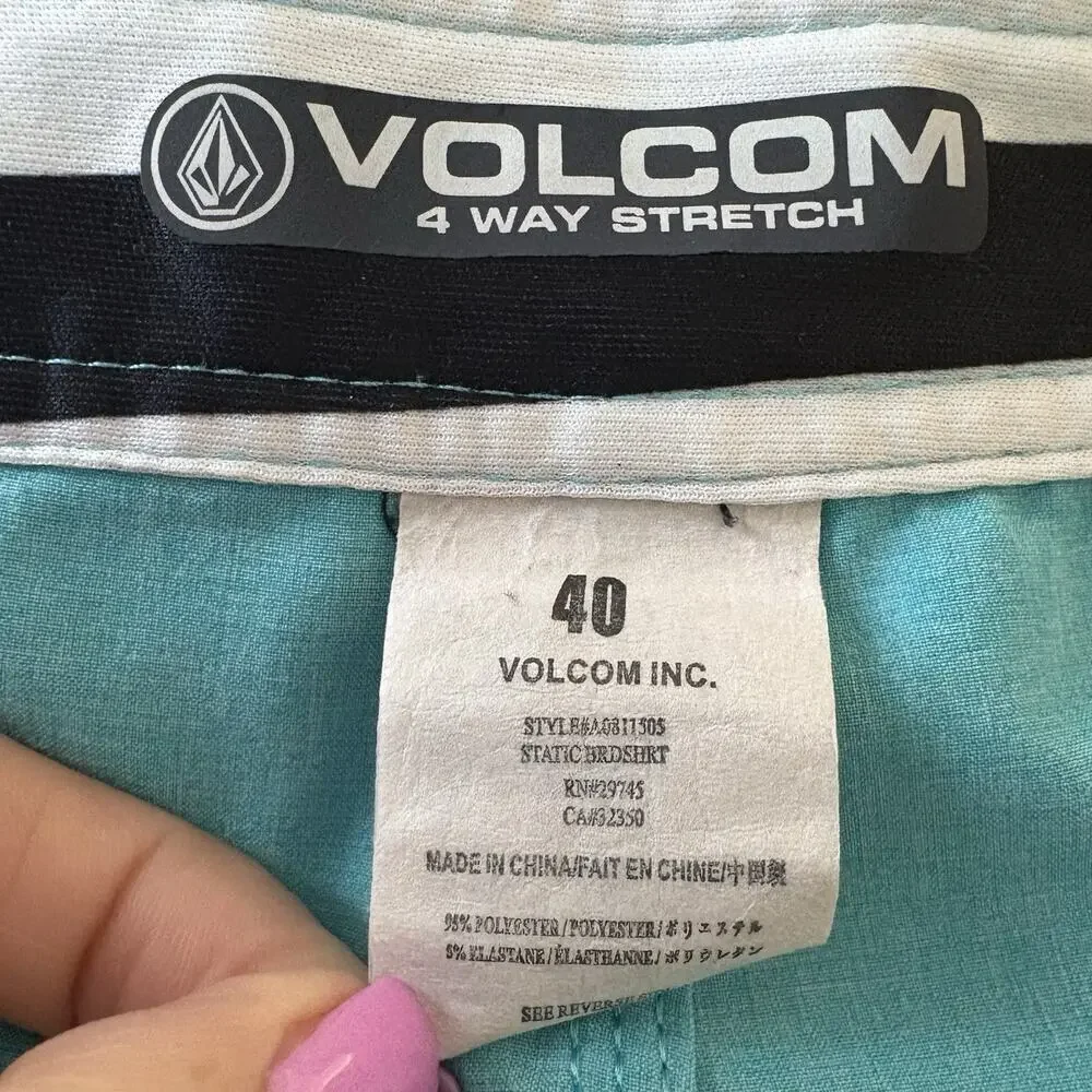 Volcom Aqua Board 10” Shorts Swim Trunks Men’s Size 40‎ (991)